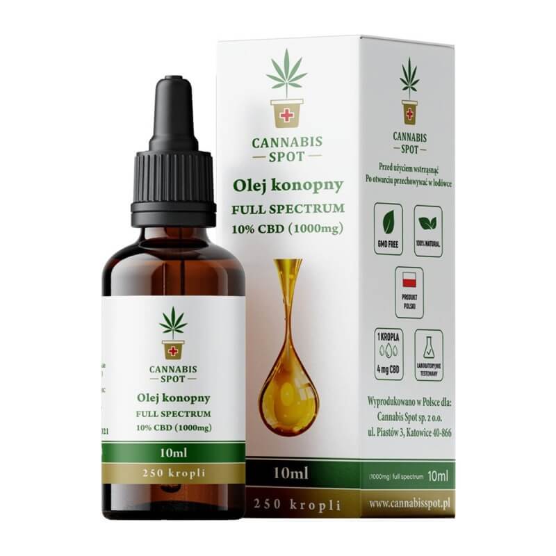 CBD oil 10% 1000mg Full Spectrum Cannabis Spot - Cannabis Spot B2B